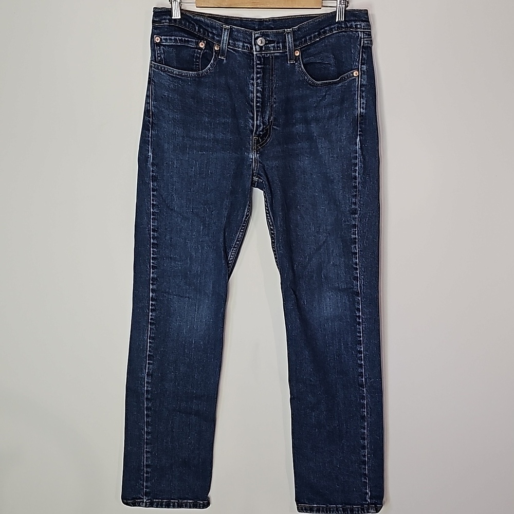 Levi's 514 dark wash 34x30 straight leg jeans